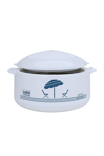 CELLO Steel Food Container Set, 3 Pieces - White