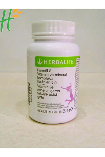 Herbalife Formül 2 – Kadınlara Özel 24 Vitamin ve Mineral Kompleks 60 tablet