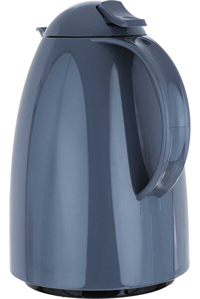 CRYSTAL Deepa Thermos 1L - Thermal Glass Inner, Plastic Outer (Dark Grey)