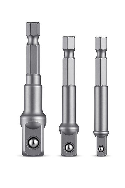 Dorasan Lokma Adaptörü 3 Parça Set 1/4-3/8-1/2 MM DMX4712