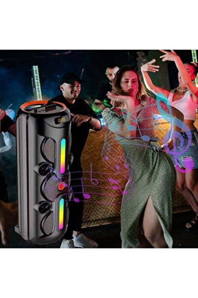 DLC -32434 Party Speaker Big TWS Rechargeable Speaker With Wireless Microphone