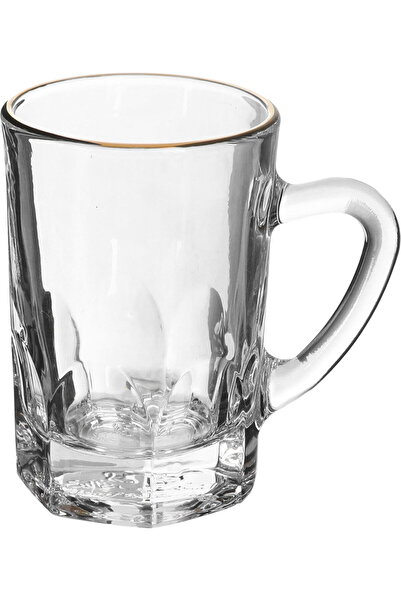 Alsaif Gallery Glass Tea Cup Set, 6 Pieces, 120 ml - Clear