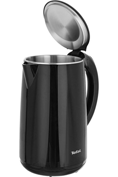 TEFAL Steel Kettle, 1800-2150 Watts, 1.7 Liters - Black
