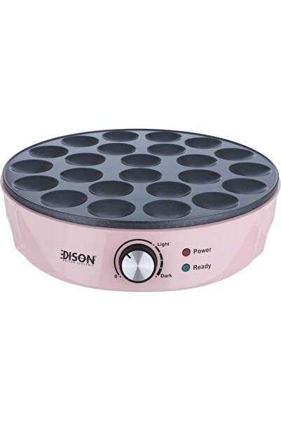 Edison JC-604PINK/24 Tefal Pancake Maker, 1000 Watt, 24 Eyes - Pink