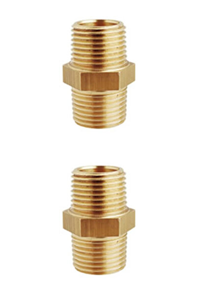 Altınyapı Hobi Market Brass Yellow Ratio Nipple 3/8 (Double)