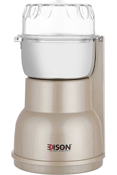 Generic مطحنة قهوة إديسون، 250 واط، 80 غرام - ذهبي