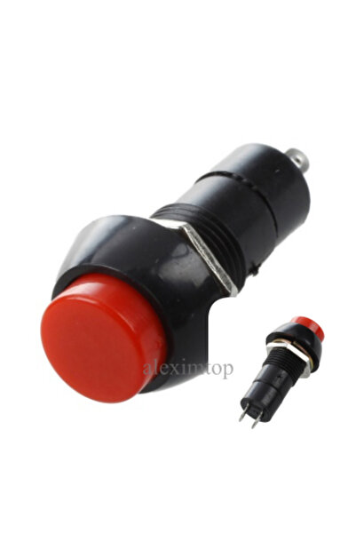 ElectroAZ Buton roșu fără blocare 220V/3A