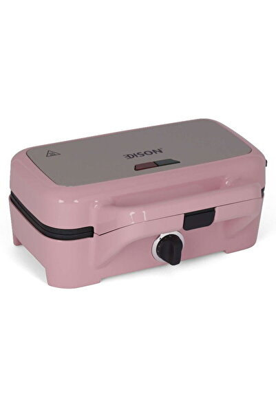 Edison AN-780/P Waffle Maker and Grill, 1200 Watts - Pink