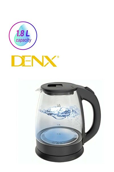 Denx Glass Electric Kettle Capacity 1.8 Liters 1500 Watts DX2006