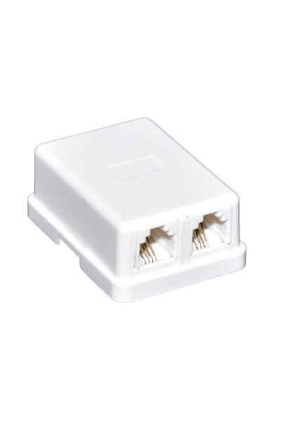 ElectroAZ Priză telefonică dublă 2 x 6P4C