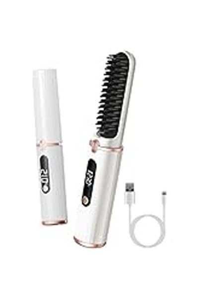 aziso Multi-Function Quick-Heating Anti-Burn Hair Straightening Brush