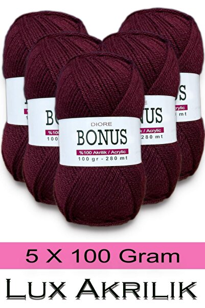 BONUS 5 x 100 г Класична люксовая акрилова нить 805