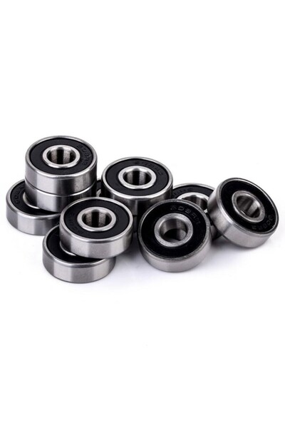 ElectroAZ Set of 10x Bearings Model 626 2RS, Steel with plastic housing