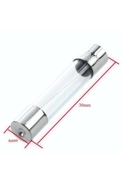 ElectroAZ Бърз стъклен предпазител 15A/6x30mm-100бр.