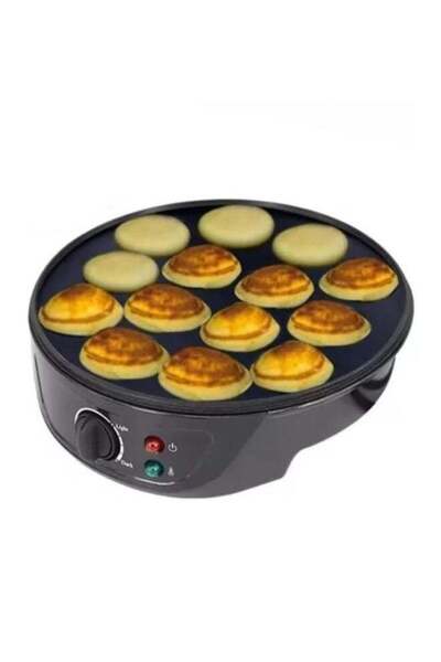 Denx DX3405 Pancake Maker - 1000 Watts, Non-Stick Coating, 14 Slots