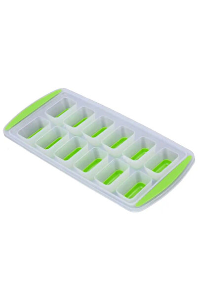 LILY Forma pentru gheata reutilizabila din plastic verde