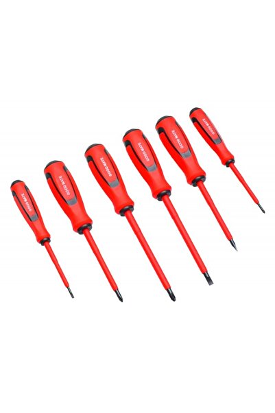 ElectroAZ Set of 6 Insulated Electrician's Screwdrivers NO-7669