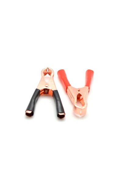 ElectroAZ Set de 2 cleme crocodil 30A