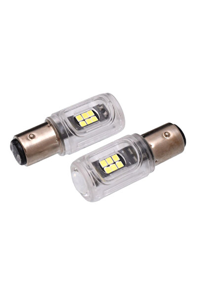 ElectroAZ Λάμπα LED αυτοκινήτου, BAY15D, Φως φρένων, Σετ 2 τεμαχίων
