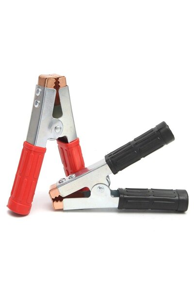 ElectroAZ Set profesional de cleme tip crocodil, izolate, 600A