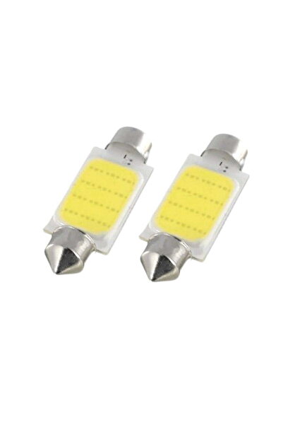 ElectroAZ LED Car COB, Festoon Socket 39mm, White Light, Set of 2