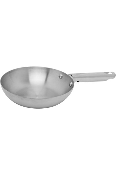 Bister مقلاة من الفولاذ المقاوم للصدأ بمقبض بارد الملمس - فضي - 18 سم