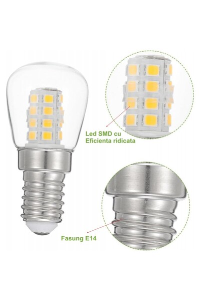 ElectroAZ Λάμπα ψυγείου LED 3W / E14