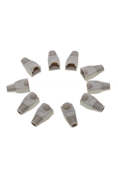 ElectroAZ Protecție mufă UTP RJ45 gri, 100 buc/set