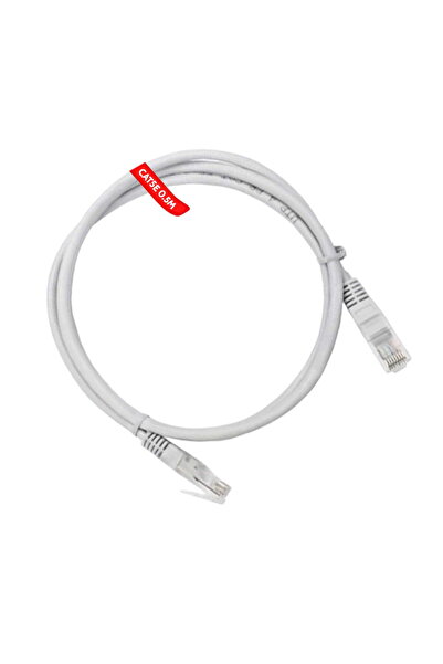 ElectroAZ Cablu de conectare UTP, CAT5e, lungime 0,5 m, capete de mufă RJ45