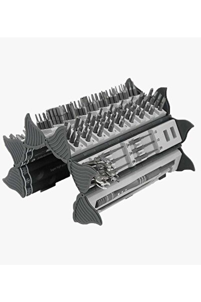 Denx 128-piece Multi-use Screwdriver Set for Home, Car & Mobile Devices