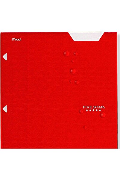 Generic Five Star 4-Pocket Folders, 6 Count (Pack of 1), 3-Hole Punched, 28 cm x 21.6 cm, Assorted Trendy Co