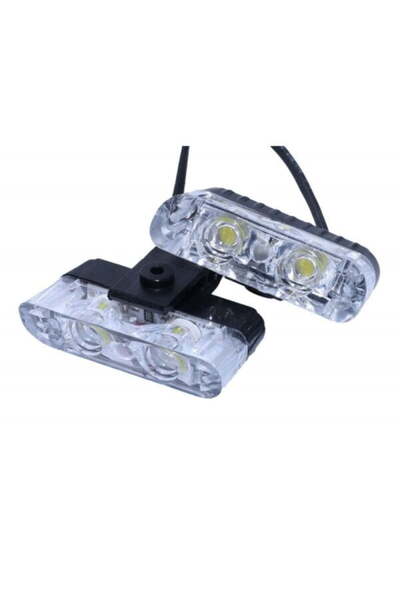 ElectroAZ Φώτα Αυτοκινήτου Τύπου Στροβοσκόπιου, Παρεμβάσεις, Τηλεχειριστήριο, 30W, Λευκό-Κίτρινο