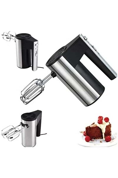Denx 200W Electric Egg Beater and Kneader with 5 Speeds and Stainless Steel Blades - DX3210
