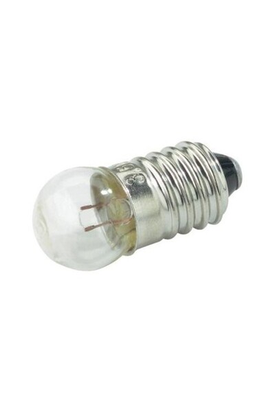 ElectroAZ Flashlight Bulb E10 Thread, 18V, 50 Pieces