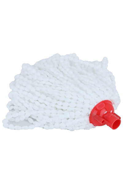PROOF Handless Fiber Cleaning Mop with Cloth - White