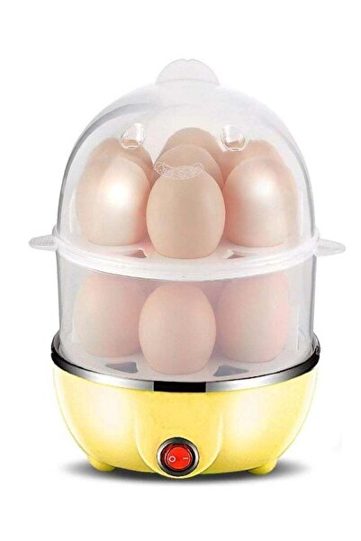 Denx Egg Cooker White/Yellow 3.8