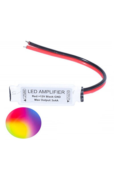 ElectroAZ Mini amplificator LED RGB de 12V cu fire