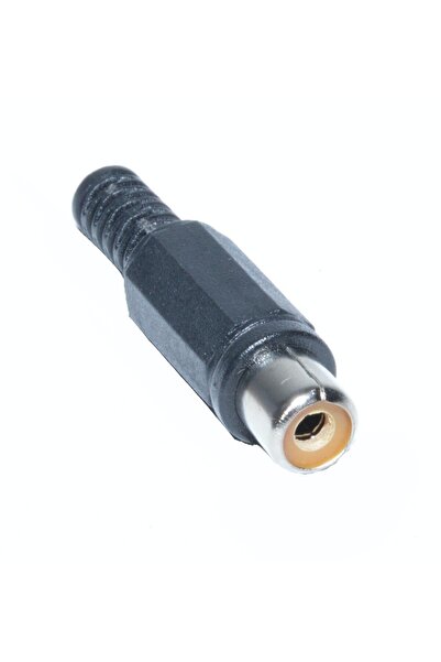 ElectroAZ Mufă RCA din plastic, mamă, negru