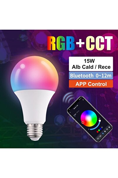 OEM RGBW-CCT Smart E27 bulb with Bluetooth - Wifi and APP