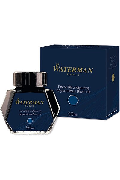 Waterman Mysterious Blue Fountain Pen Ink, 50 ml
