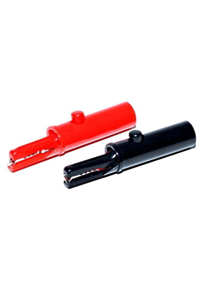 ElectroAZ Cleme de crocodil 51MM cu buton, set de 2 bucăți