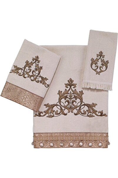 Avanti Linens Monaco Fingertip Towel, Ivory, Cotton
