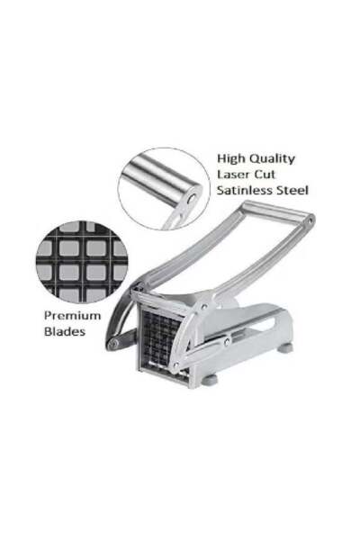 Denx Stainless Steel Manual Potato Cutter & French Fries Slicer