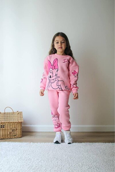 ARBİ kids Set de iarnă din trei fire pentru fetiță, cu căptușeală din fleece