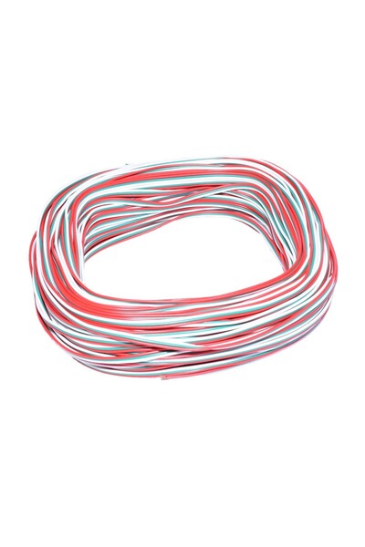 ElectroAZ Cablu de alimentare LED RGB cu 3 fire, 50 m/rolă