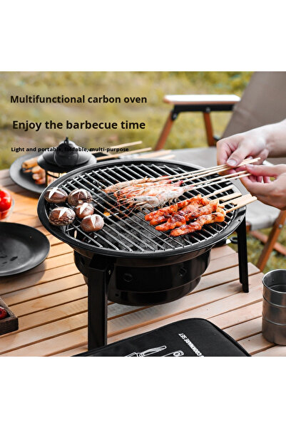 Ch شواية الفحم العملية بتوزيع حراري متوازن للمشاوي الطازجة أينما كنت