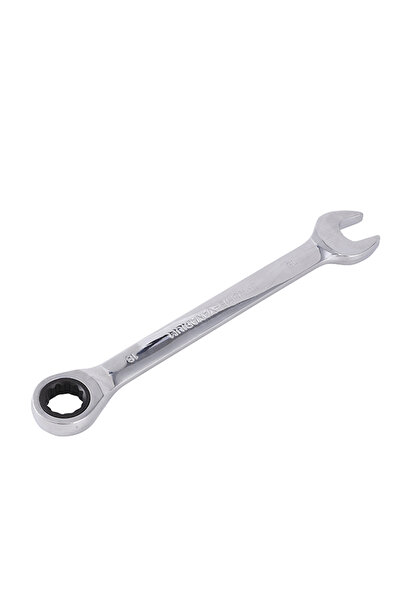 Lawazim Ratchet Wrench 18 Inch - Dual-End Combination Spanner with Ratcheting Box End and Open End