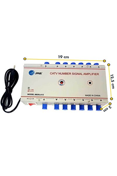 ElectroAZ TV signal amplifier, 12-output splitter