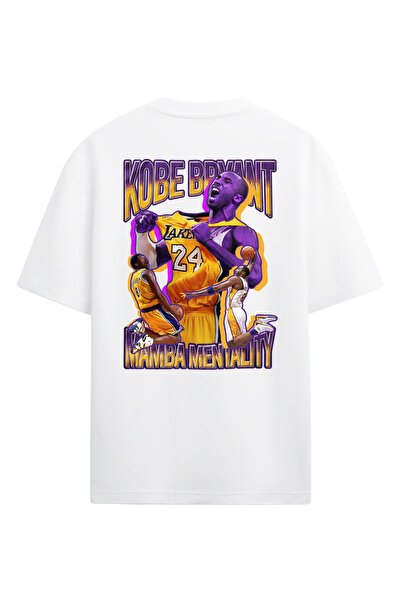 BA Sportswear Kobe Bryant Basketball Oversized White T-Shirt