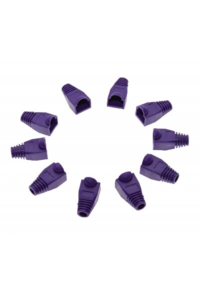 ElectroAZ UTP RJ45 Plug Protection Purple, 100pcs/set
